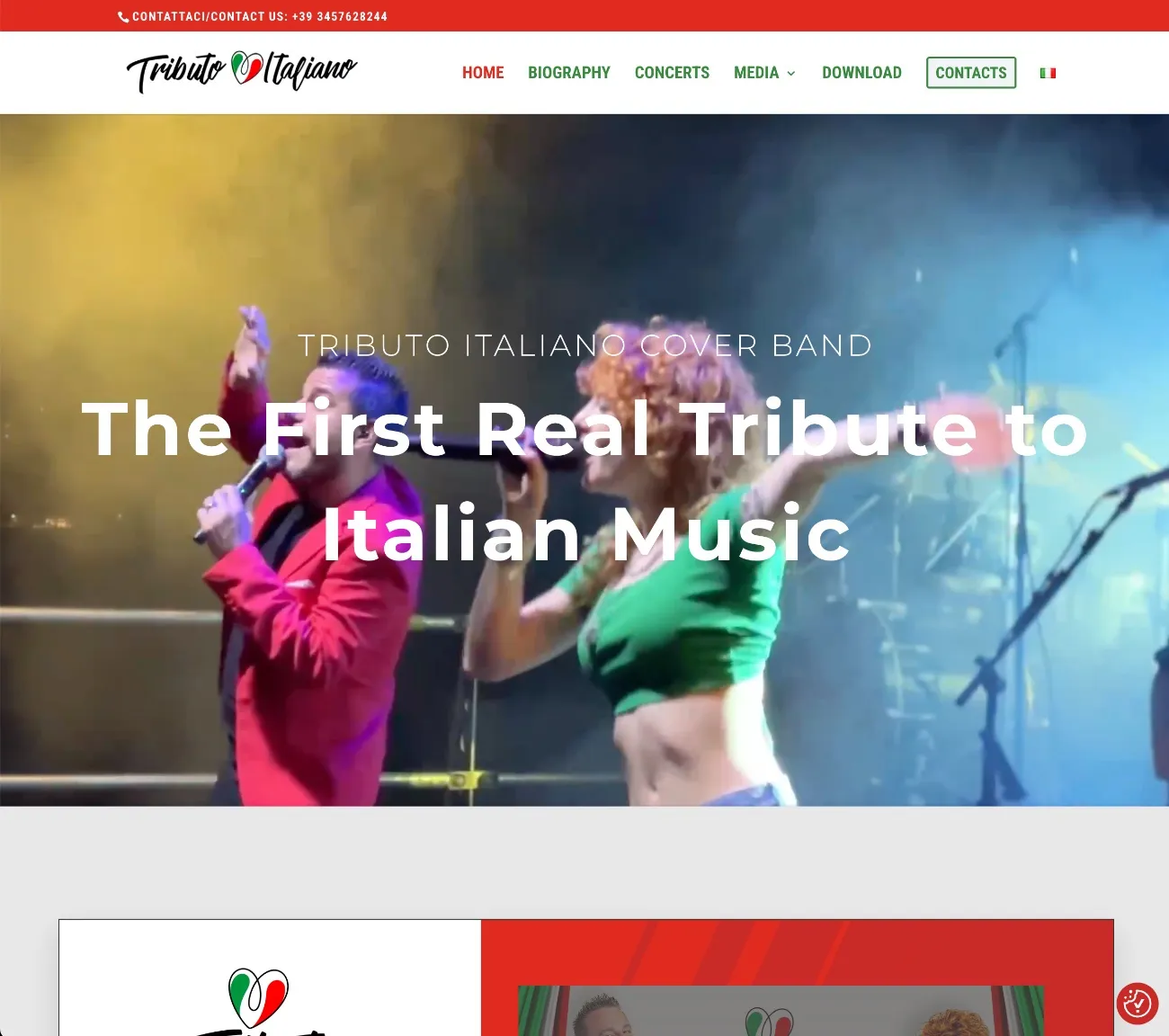 Screenshot sito castagna cucine
